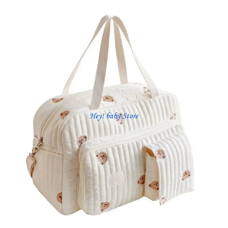Embroidery Maternity Diaper Bag | Shoulder, Tote & Crossbody