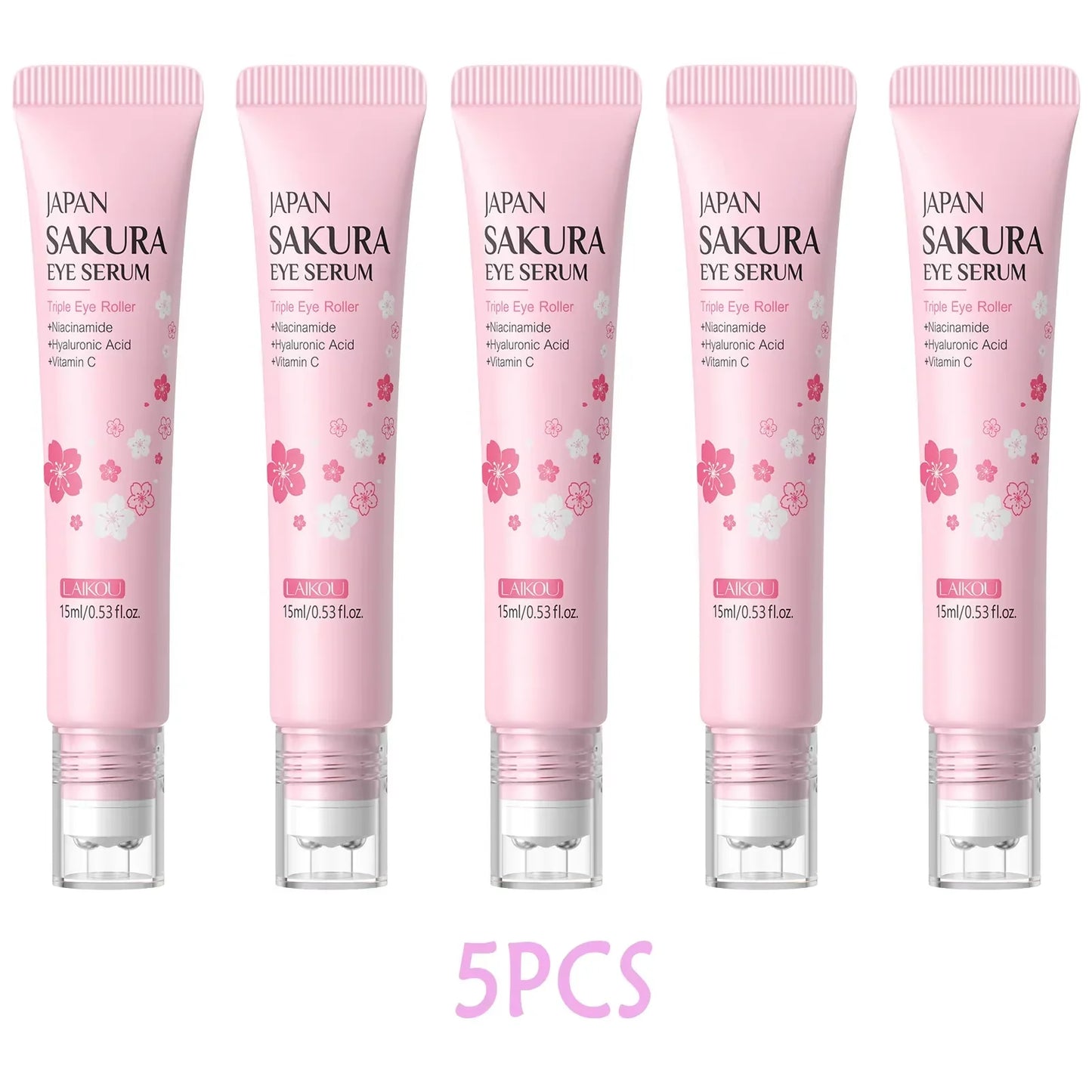 LAIKOU Sakura Roller Eye Serum 15ml – Dark Circles & Firming