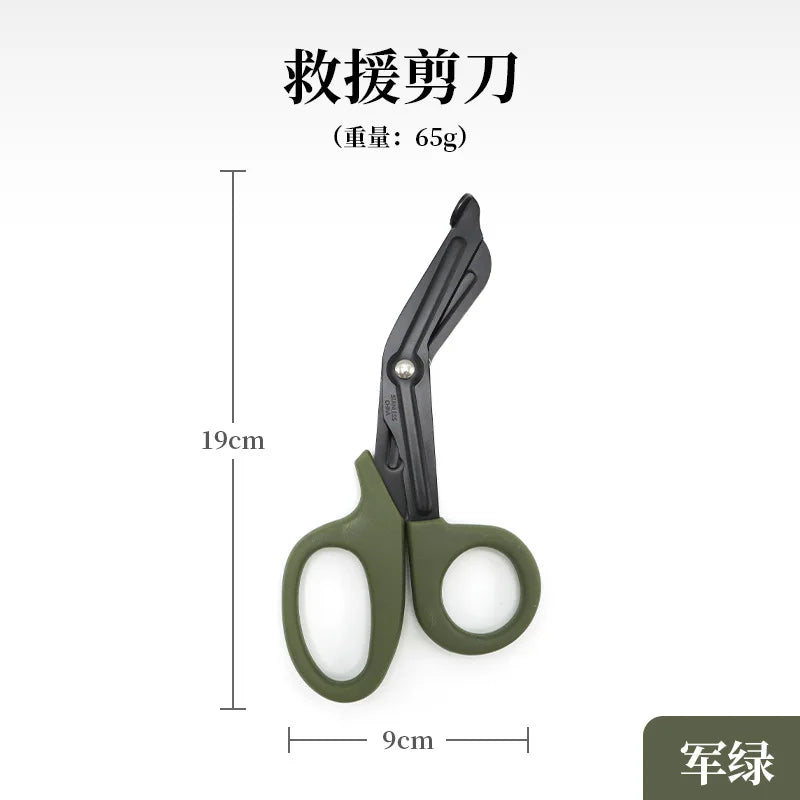 Tactical EMT First Aid Shears – Stainless Steel Rescue Scissors