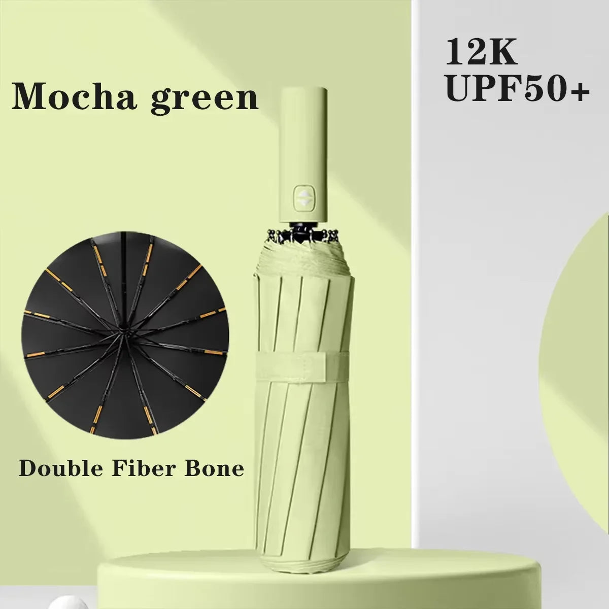 Automatic Folding Umbrella – UV Resistant & Windproof Travel