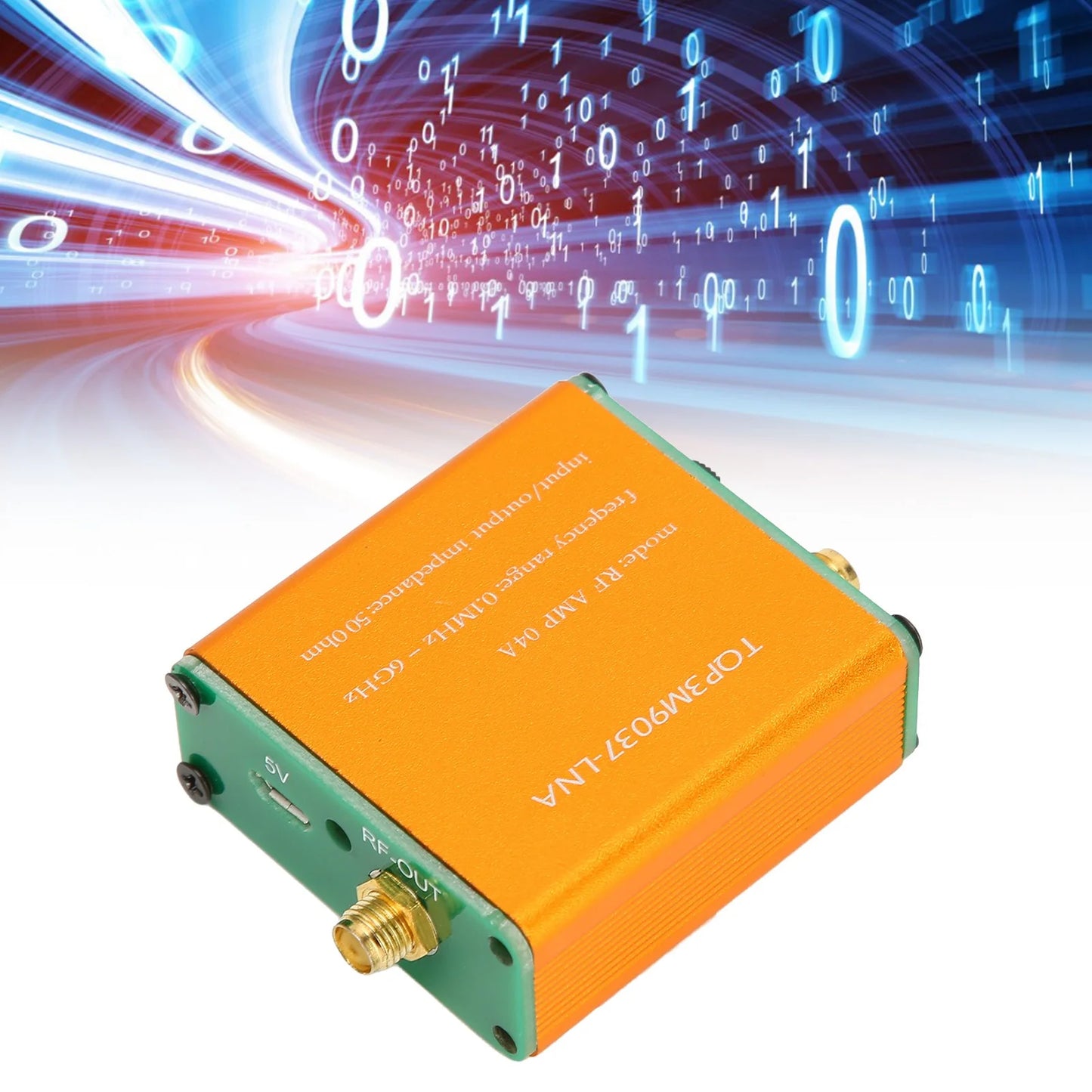 0.1MHz–6GHz 20dB LNA RF Low Noise Amplifier Preamplifier Module