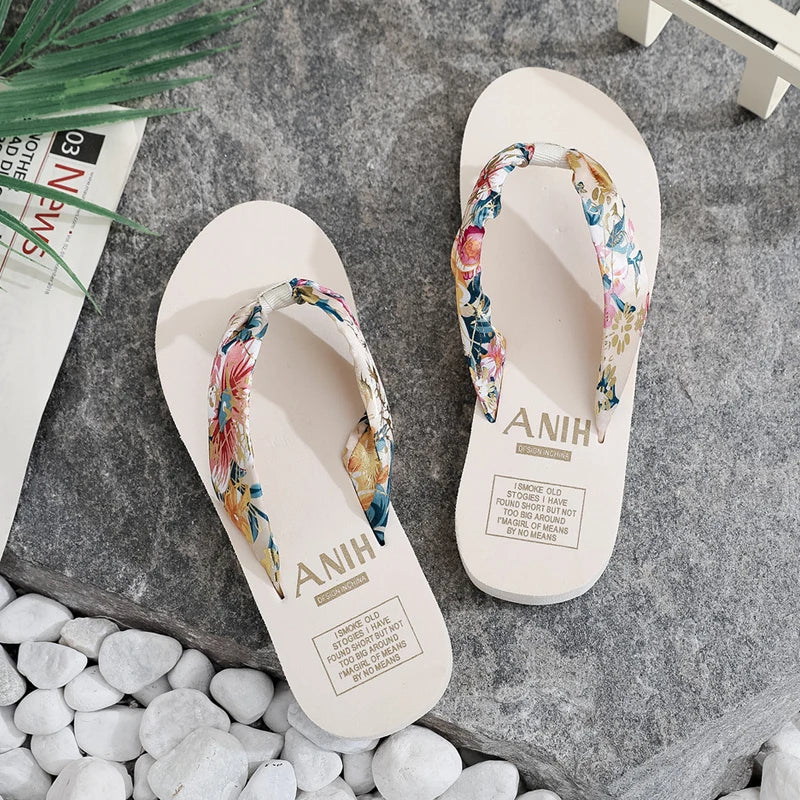 Women's Sequin Flip Flops – Summer Beach Flat Sandals