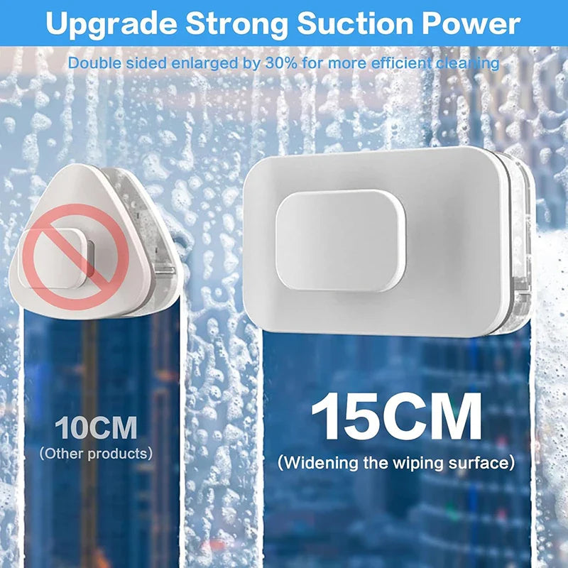 Adjustable Magnetic Window Wiper – High-Rise & Car Glass Cleaner