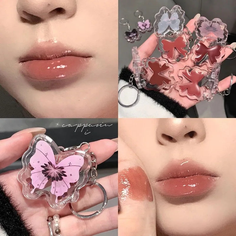 Cappuvini Butterfly Solid Lip Gloss | Watermelon Water Tint