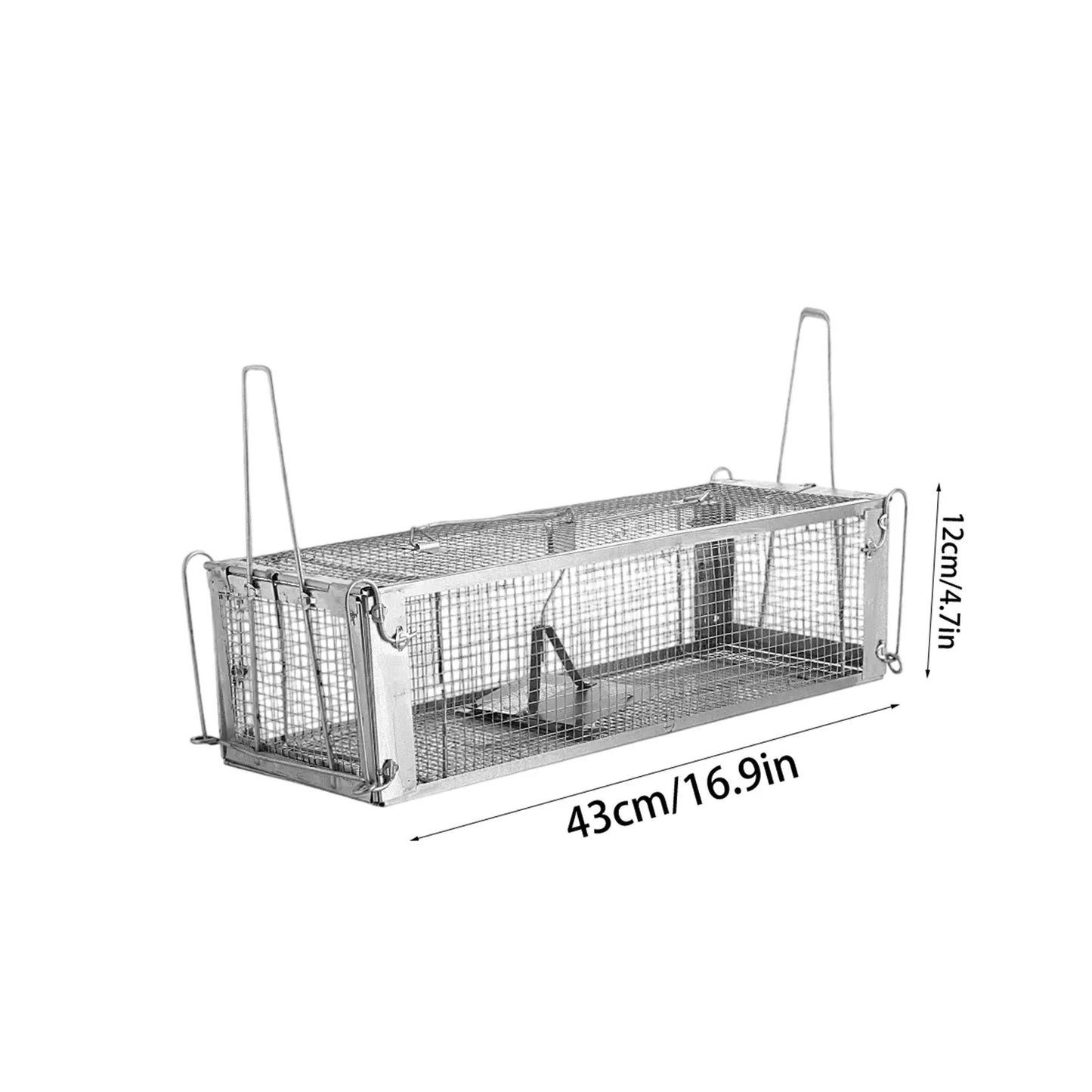 Humane Double Door Live Mouse Trap – Reusable Rat Cage