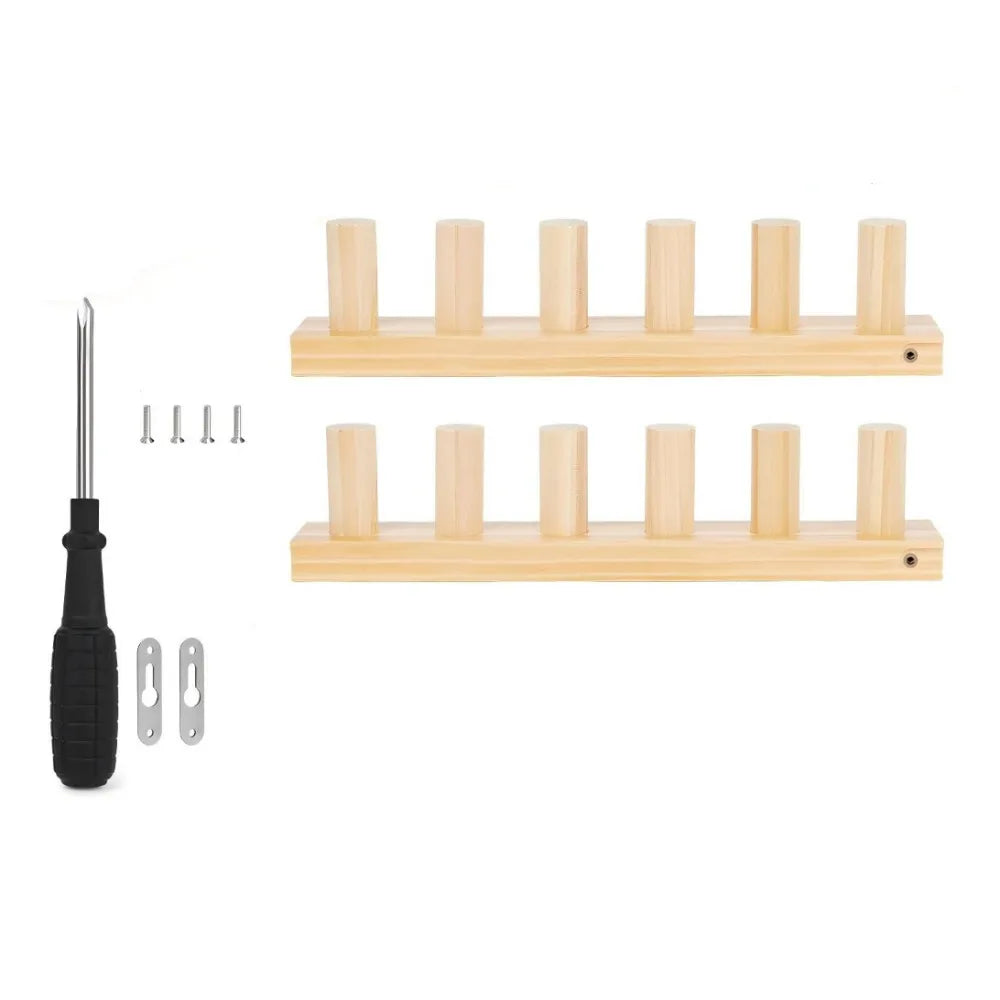 Adjustable Chunky Blanket Loom Kit – Multi-Size Pine Wood Frame