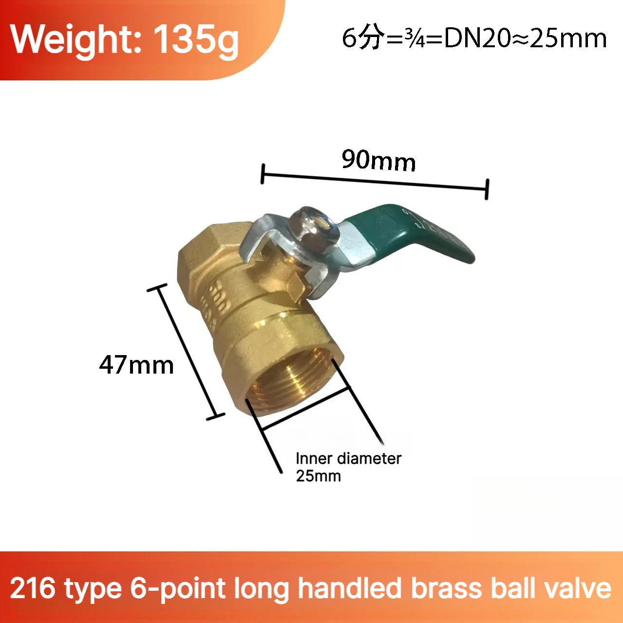 Brass Mini Ball Valve 1/2" 3/4" 1" BSP – Water Gas Oil Shut Off