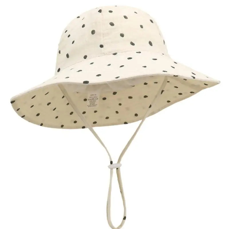 Baby Cotton Bucket Sun Hat UPF50+ | Infant Boys & Girls 6-12M