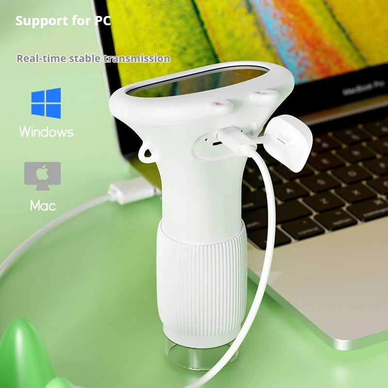 Children's Portable Optical Microscope Magnifying Glass Handheld Mini Student Experimental Science Handheld Microscope Peaceful Pleasures Health and Wellness