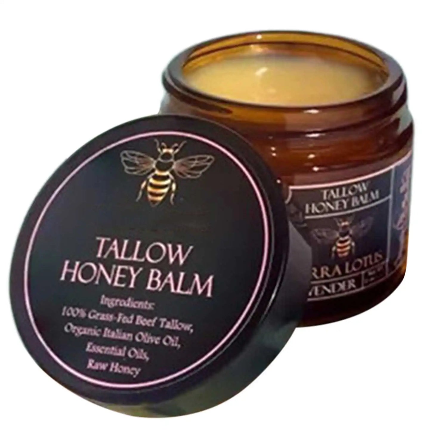 Grass-Fed Beef Tallow & Raw Honey Balm – Natural Moisturizer
