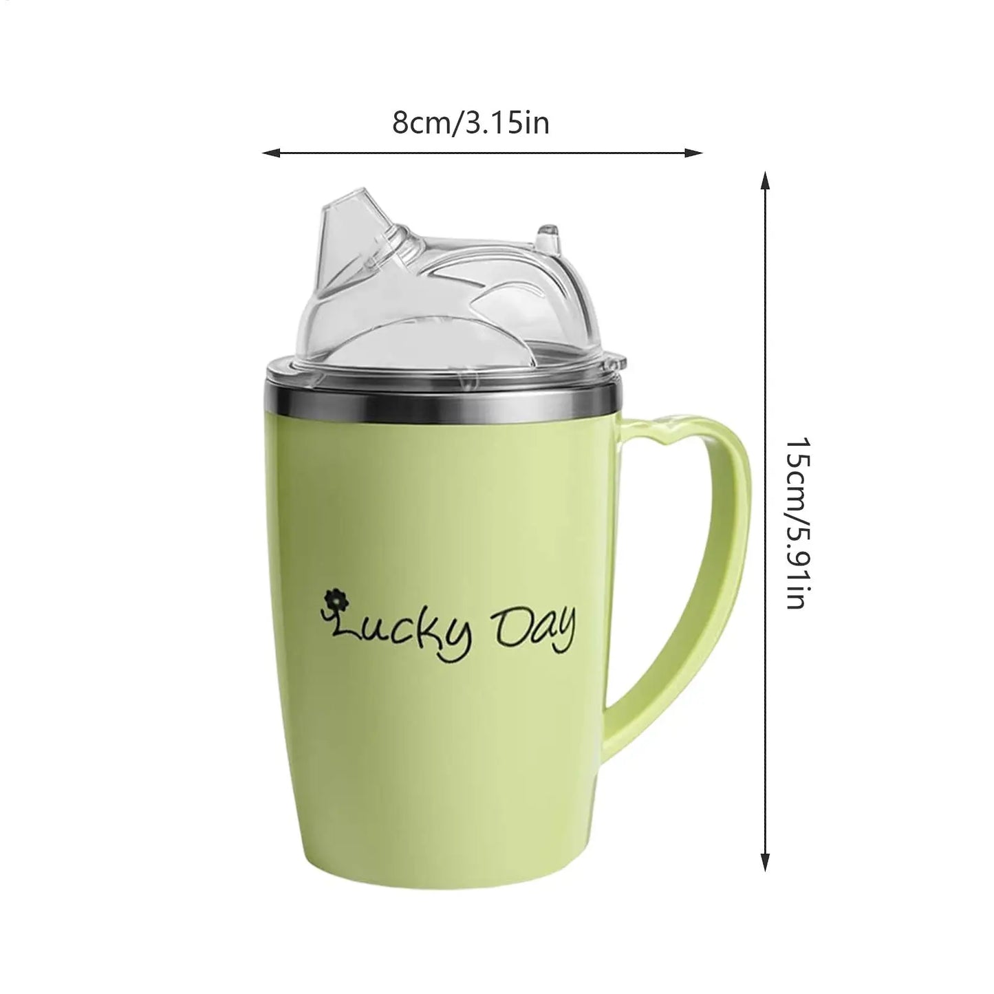 Adult Sippy Cup 350ml | Insulated for Seniors & Patients Assisted Drinking Cup Peaceful Pleasures Health and Wellness