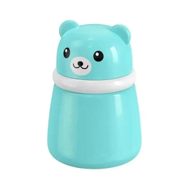 Bear Shaped Baby Powder Puff Box | Safe Infant Storage Case