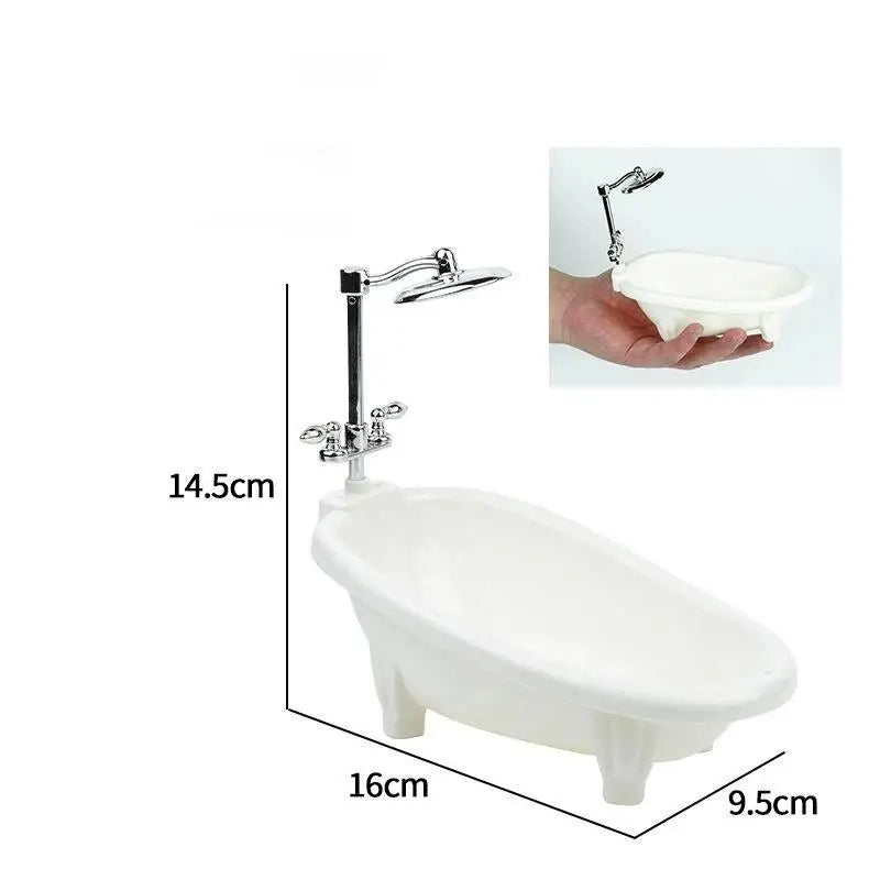 Mini Reptile Bathtub with Faucet | Gecko & Bearded Dragon Bowl