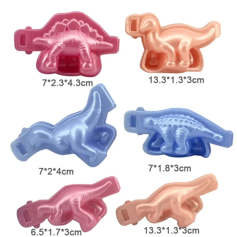 Plasticine Mold Kids DIY Craft Toys Accessories Cartoon Dinosaur