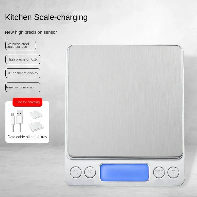 Digital Precision Scale 3000g/0.1g – Kitchen & Jewelry Scale
