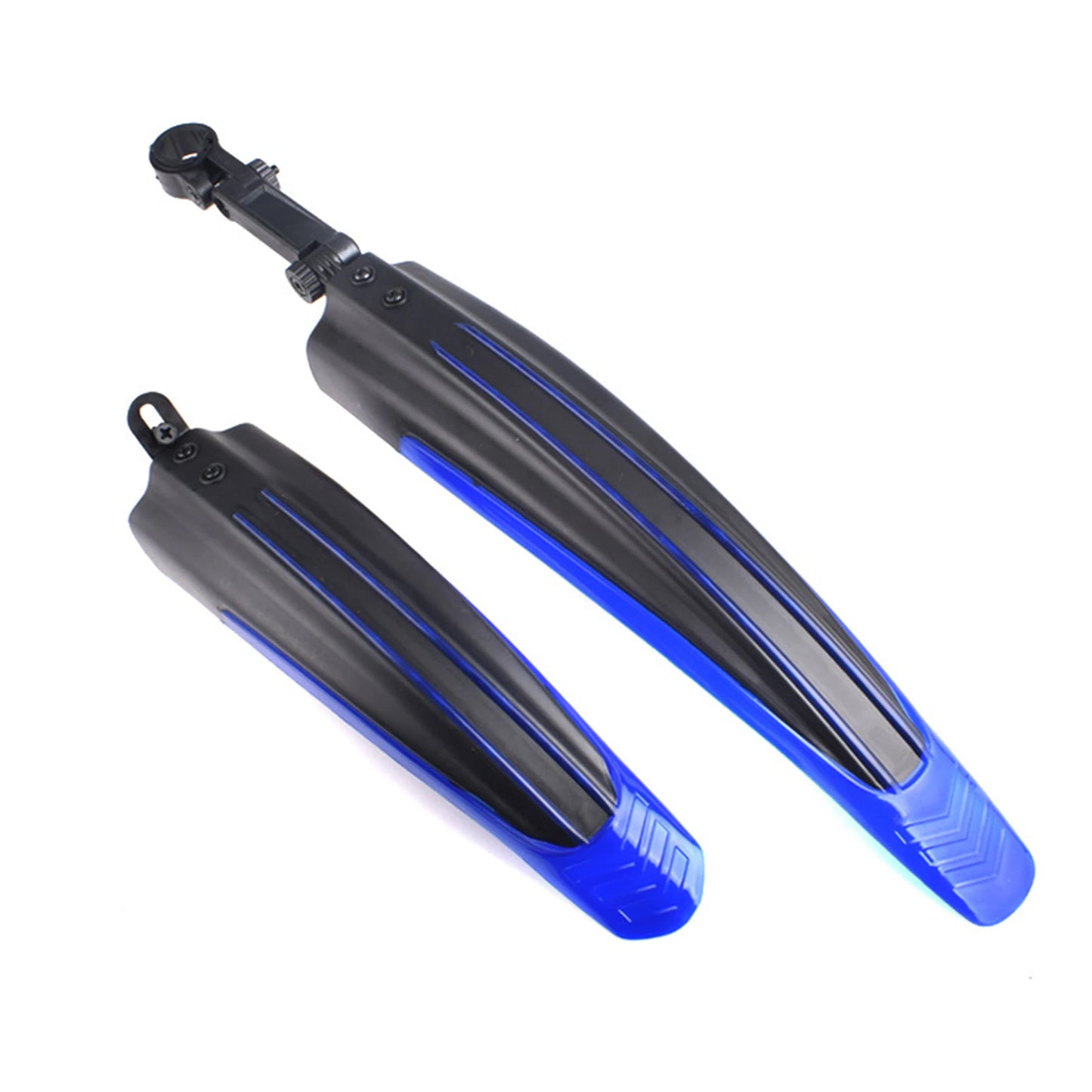 Adjustable Bicycle Fenders Full Cover Thicken Widen Fenders Rain Protection for Mountain Road Bike Peaceful Pleasures Health and Wellness Black Blue