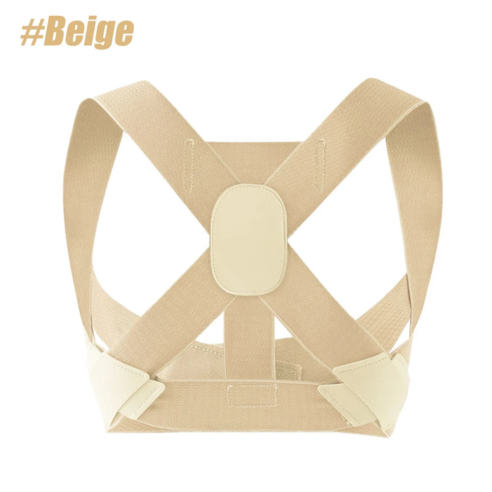 WEFITON Posture Corrector Back Brace | Shoulder & Spine Support Posture Corrector Brace Peaceful Pleasures Health and Wellness Beige-1PCS M