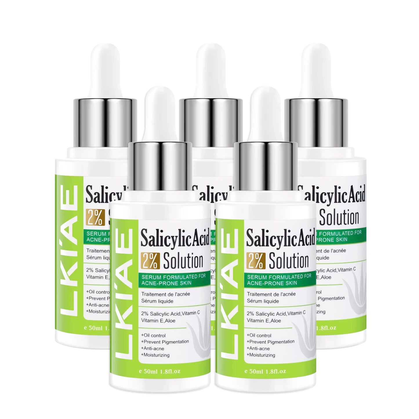 AILKE Aloe Vera Brightening Face Serum – Vitamin C & E, 50ml