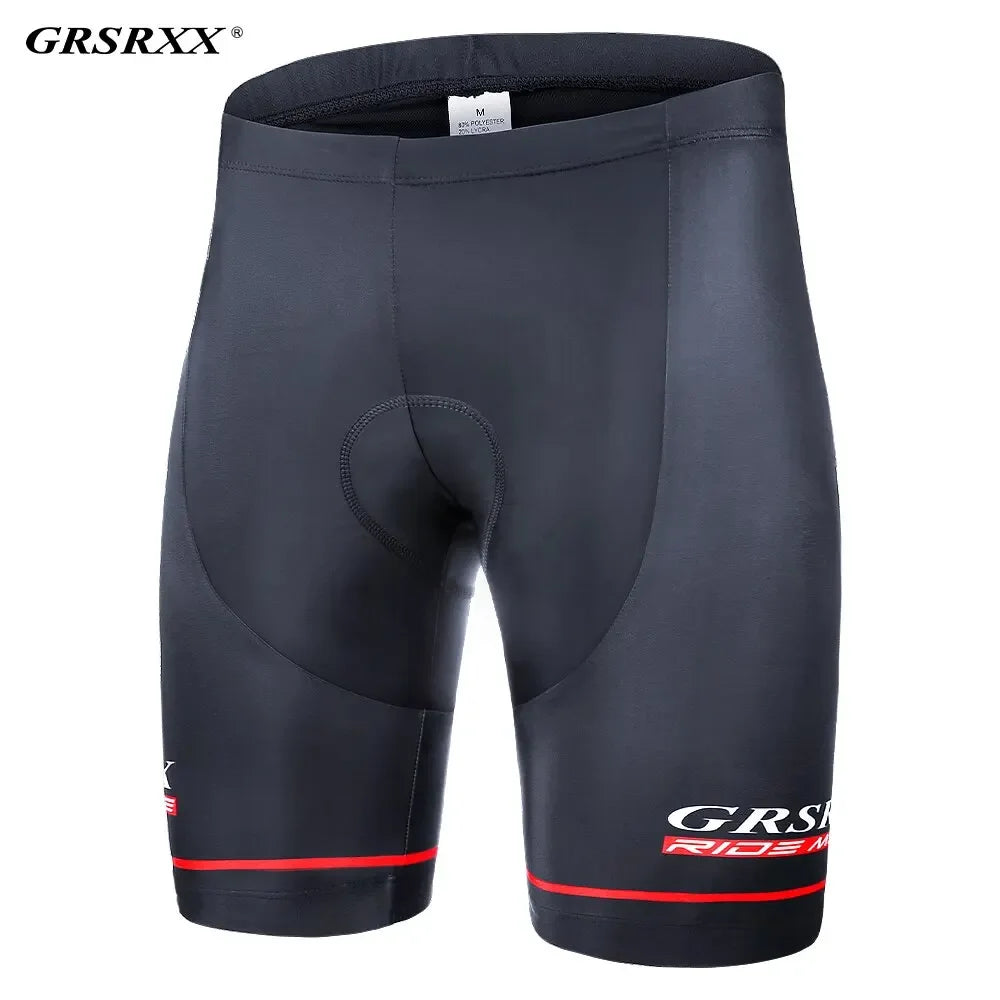Men's Cycling Bib Shorts – 5D Gel Pad, Anti-Slip & Breathable