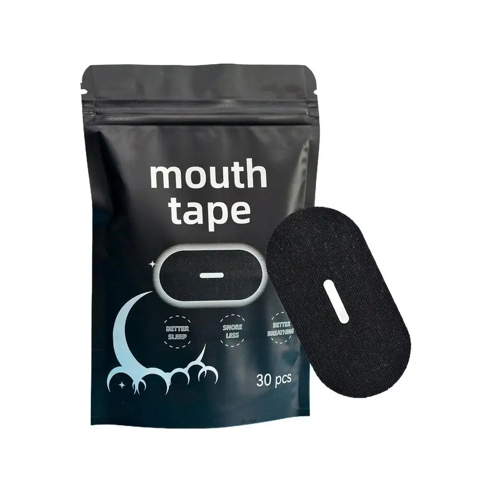 Anti-Snoring Mouth Tape Sleep Strips – 30 Pcs Breathable & Gentle Sleep & Snoring Aids Peaceful Pleasures Health and Wellness A