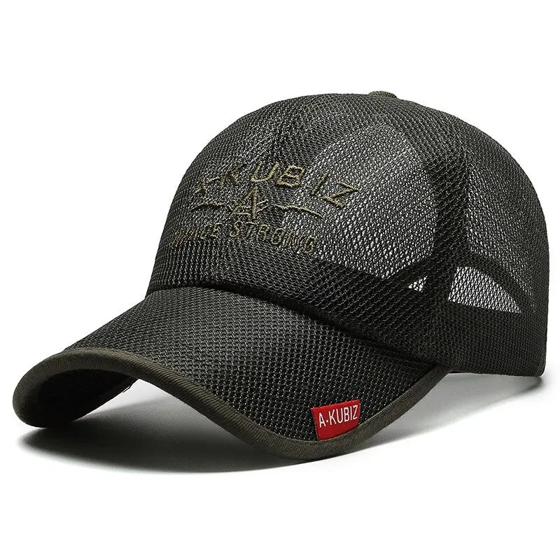 Summer Hats Men Women Mesh Baseball Caps Fashion Embroidered Visor
