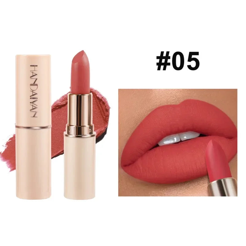 Handaiyan Velvet Matte Lipstick – 8 Shades, Waterproof
