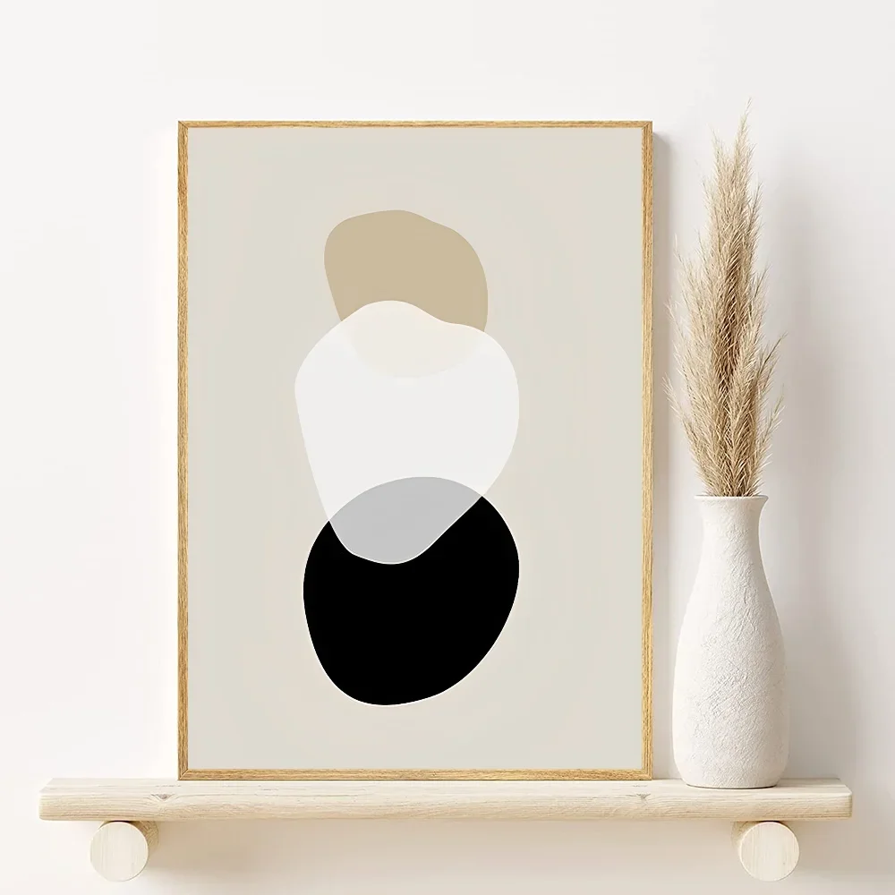 Abstract Bohemian Canvas Wall Art Poster | Aesthetic Home Décor Canvas Wall Art Peaceful Pleasures Health and Wellness 23 50x70cm