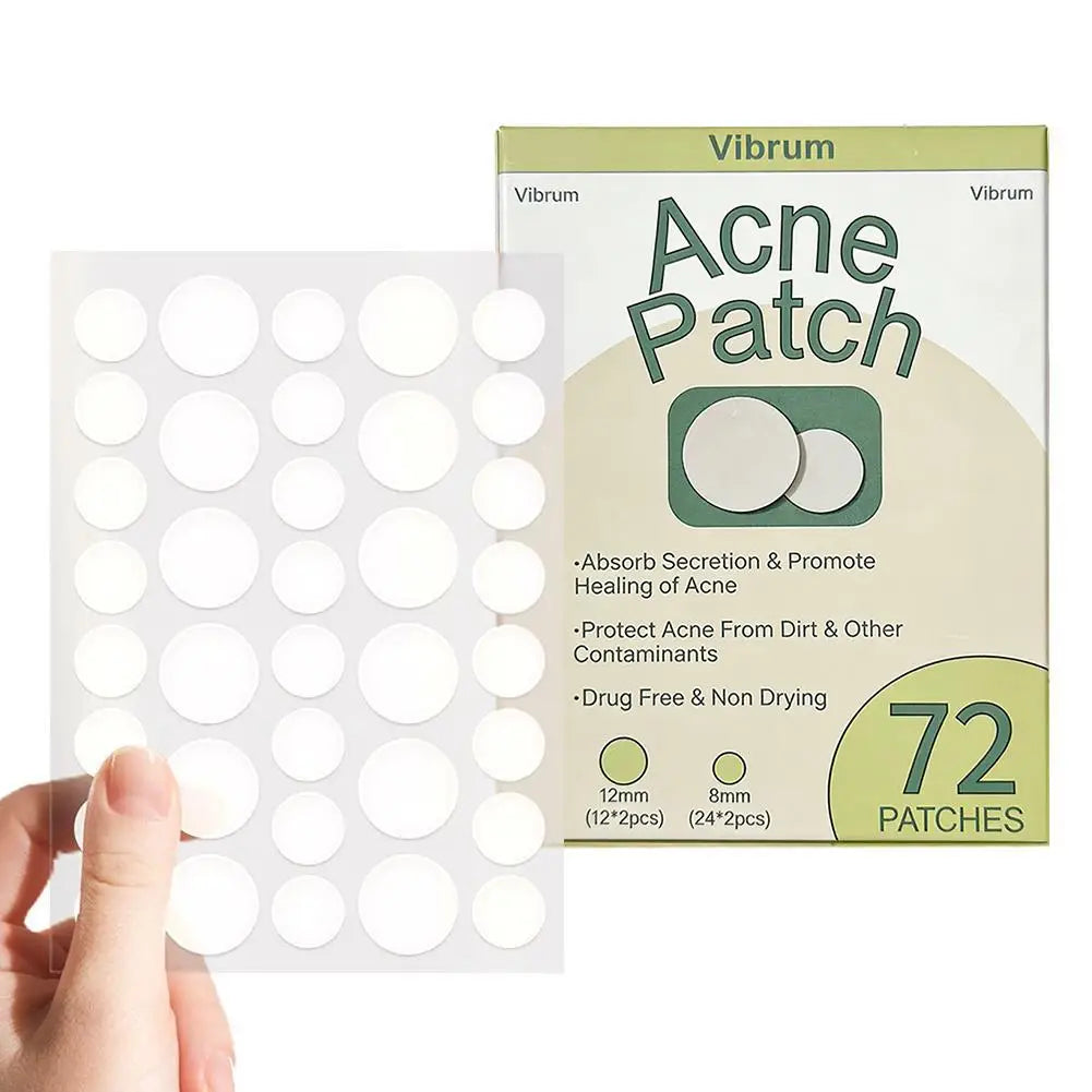Invisible Pimple Patches with Tea Tree Oil – Hydrocolloid Acne Patches & Blemish Dots (72 or 288 Count) Peaceful Pleasures Health and Wellness 72 counts