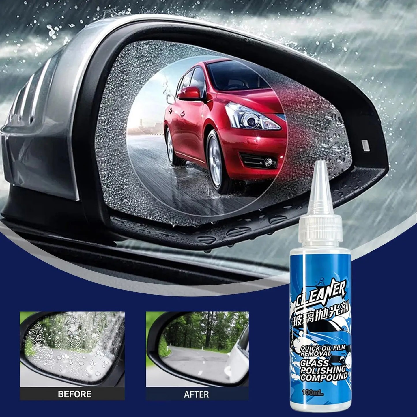 Glass Oil Film Cleaner & Windshield Polishing Agent 100ml