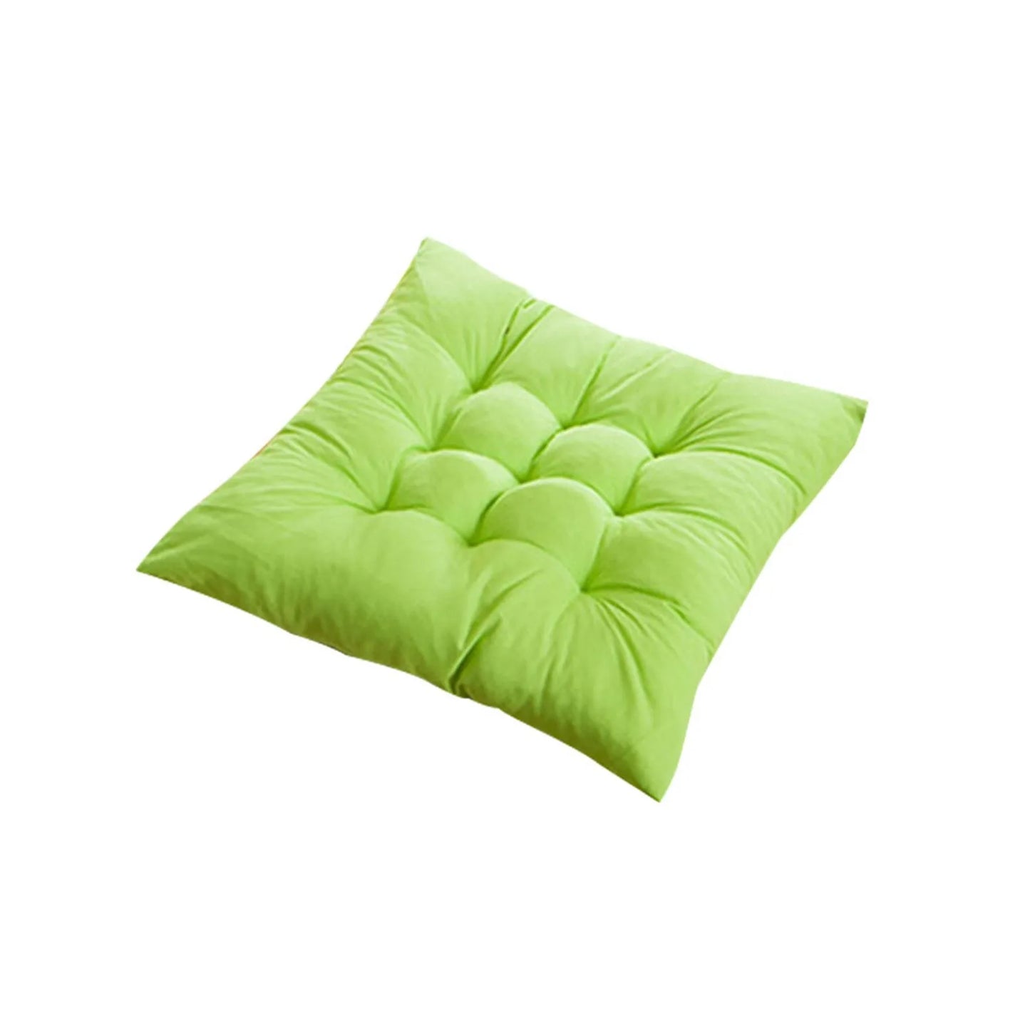 40cm Throw Pillow Chair Fixed Rope Non-Slip Seat Cushion Nap Pillows Home Office Chair Cushion Seat Soft Pad Pillow Sofa Cushion Peaceful Pleasures Health and Wellness Green