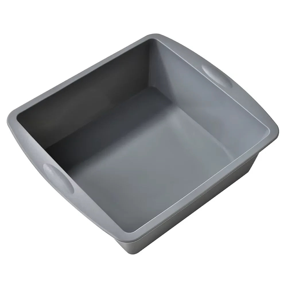Silicone Square Cake Pan Non-Stick Brownie Mold | Oven & Air Fryer