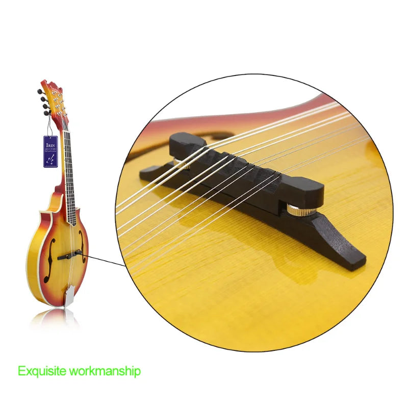 Durable Mandolin Bridge Height Adjustable Rosewood Universal