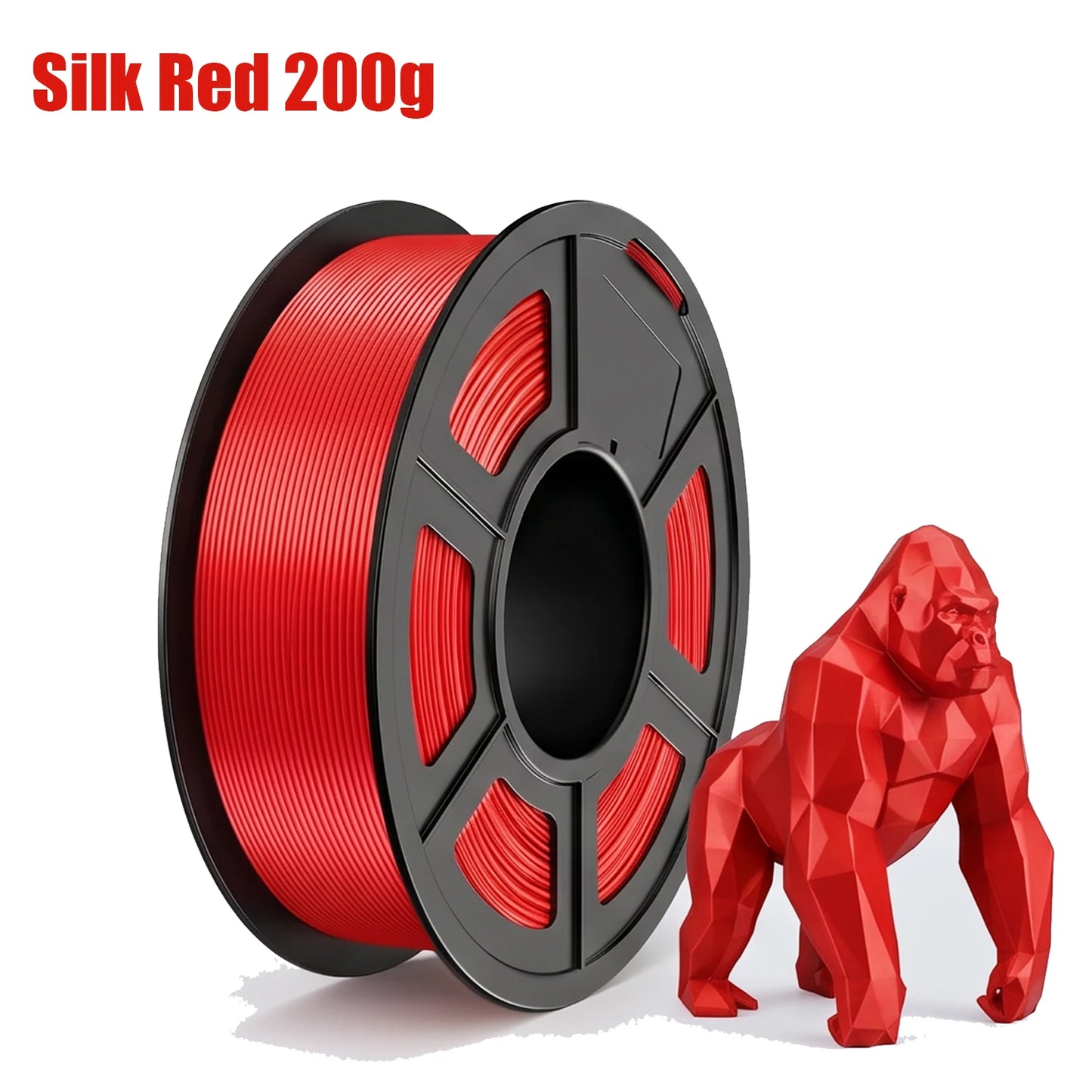 DINGSUN 3D Silk Gold PLA Filament 1.75mm – Glossy Shiny Spool