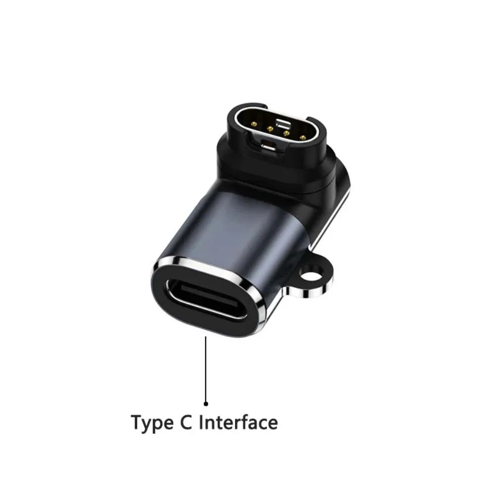 Type C Charger Adapter for Garmin Forerunner 265 965 Charging Converter for Fenix 7 7S 7X 6 6S 6X 5 5S 5X Plus Pro/ Venu 3 2S 2 Peaceful Pleasures Health and Wellness T4 Type-C