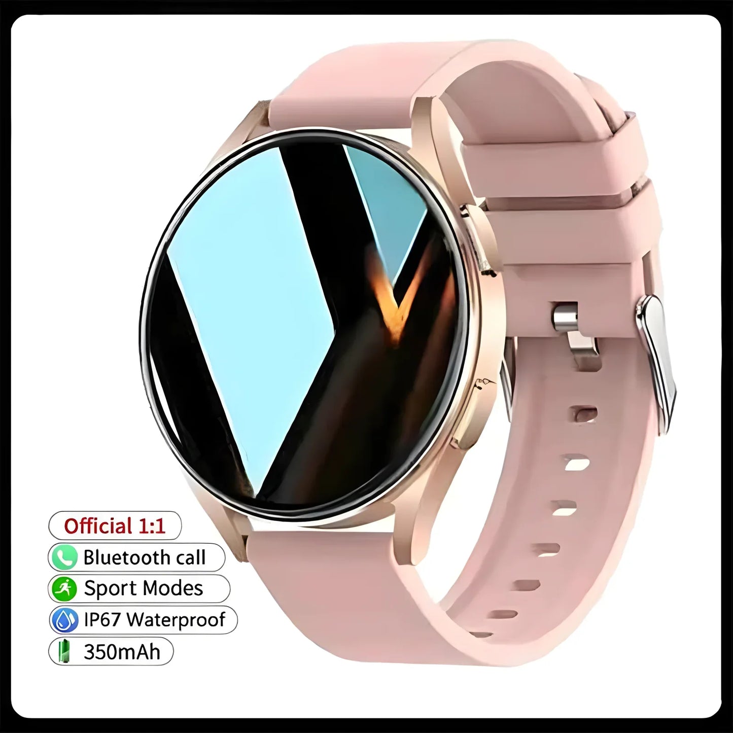 Ola Esporte 1.39" Bluetooth Smart Watch – Calls & Health Tracker