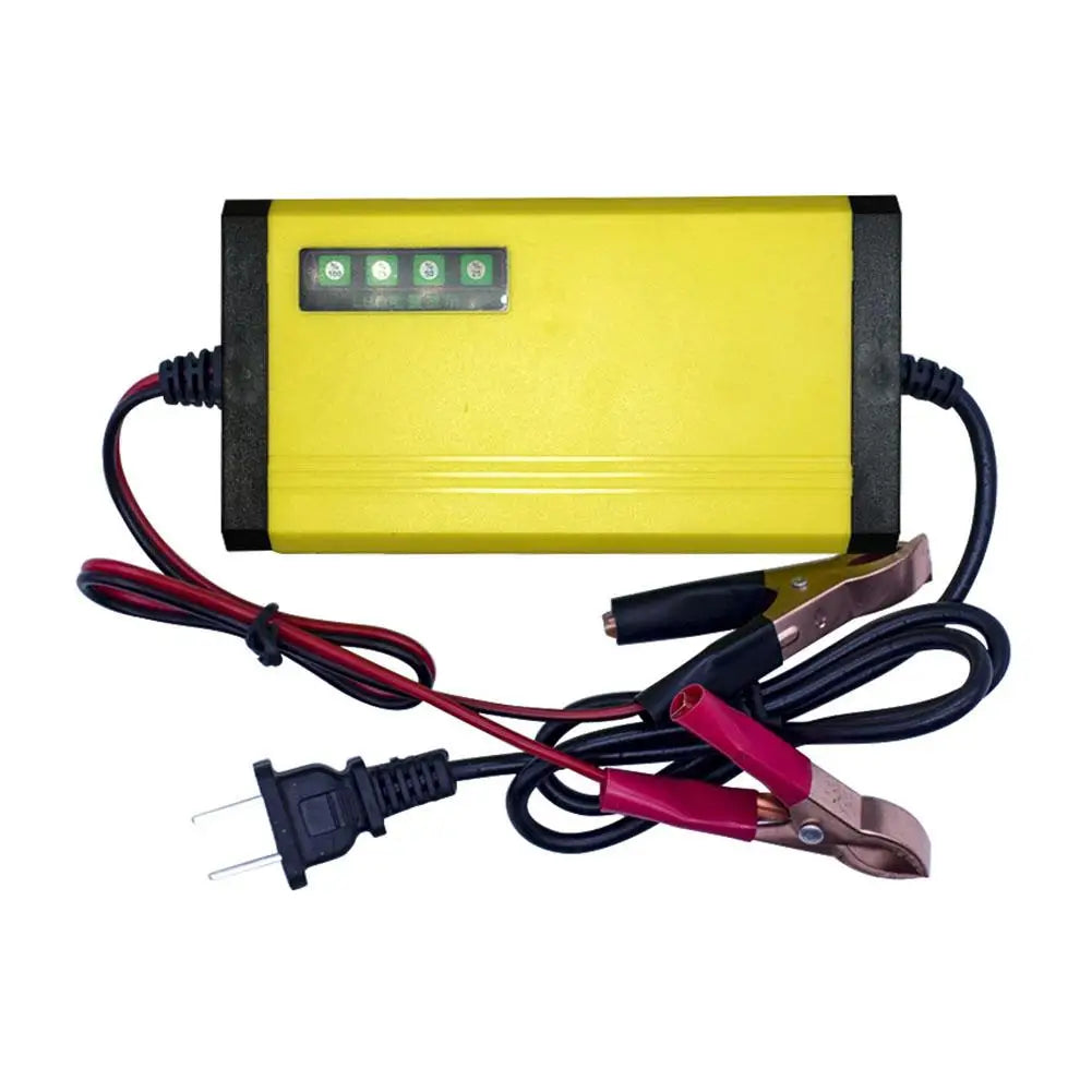 12V 2A Car Battery Charger Fast Charging Wet Dry-Lead Acid Battery LED Display Motorcycle Truck Battery Charger Peaceful Pleasures Health and Wellness A