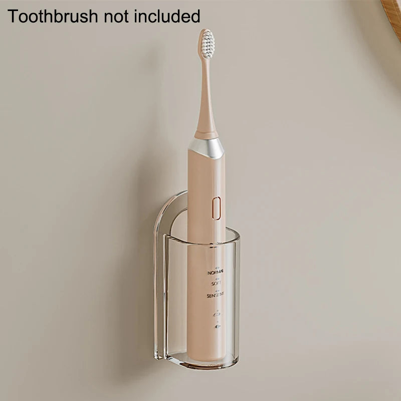 Wall Mounted Electric Toothbrush Holder – Punch-Free Toothbrush Wall Holder Peaceful Pleasures Health and Wellness A