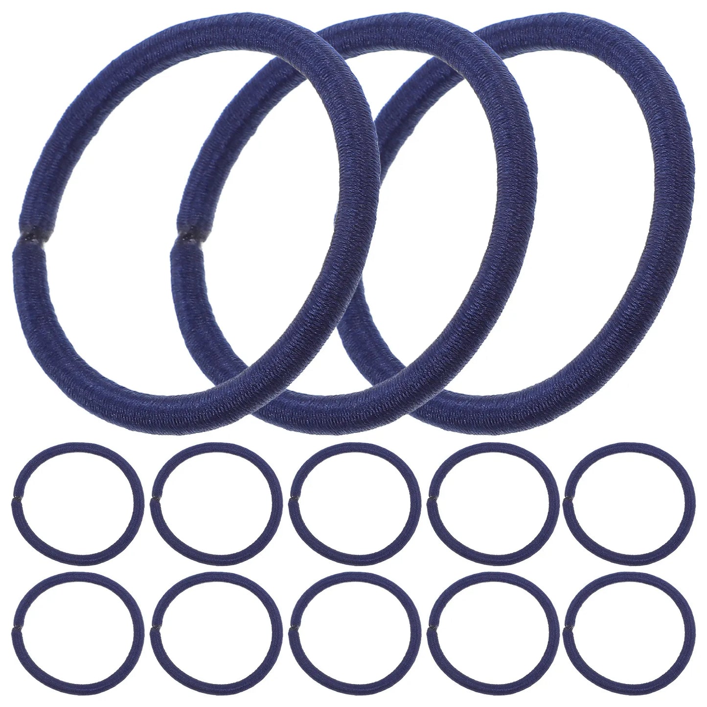 50Pcs Nylon Hair Bands High Elasticity Ponytail Holder Metal Free Rubber Bands for Adults Kids Stretchy Hair Rope Peaceful Pleasures Health and Wellness