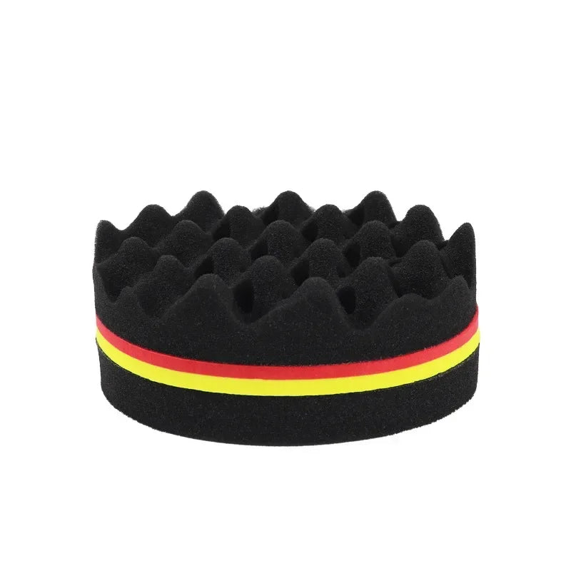 Oval Double-Sided Magic Twist Sponge Brush | Afro Coils