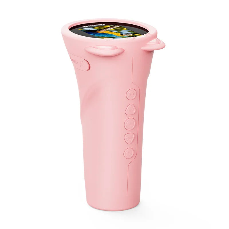 2.4-Inch Portable Telescope for Elementary School Students To Explore Outdoors, Magnifying Peaceful Pleasures Health and Wellness pink
