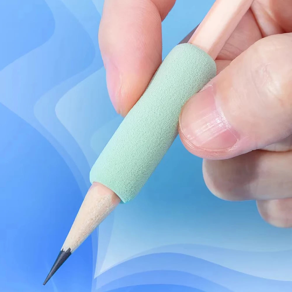 Small Sponge Pencil Protective Cover Student Sweat Absorber Pen Holder