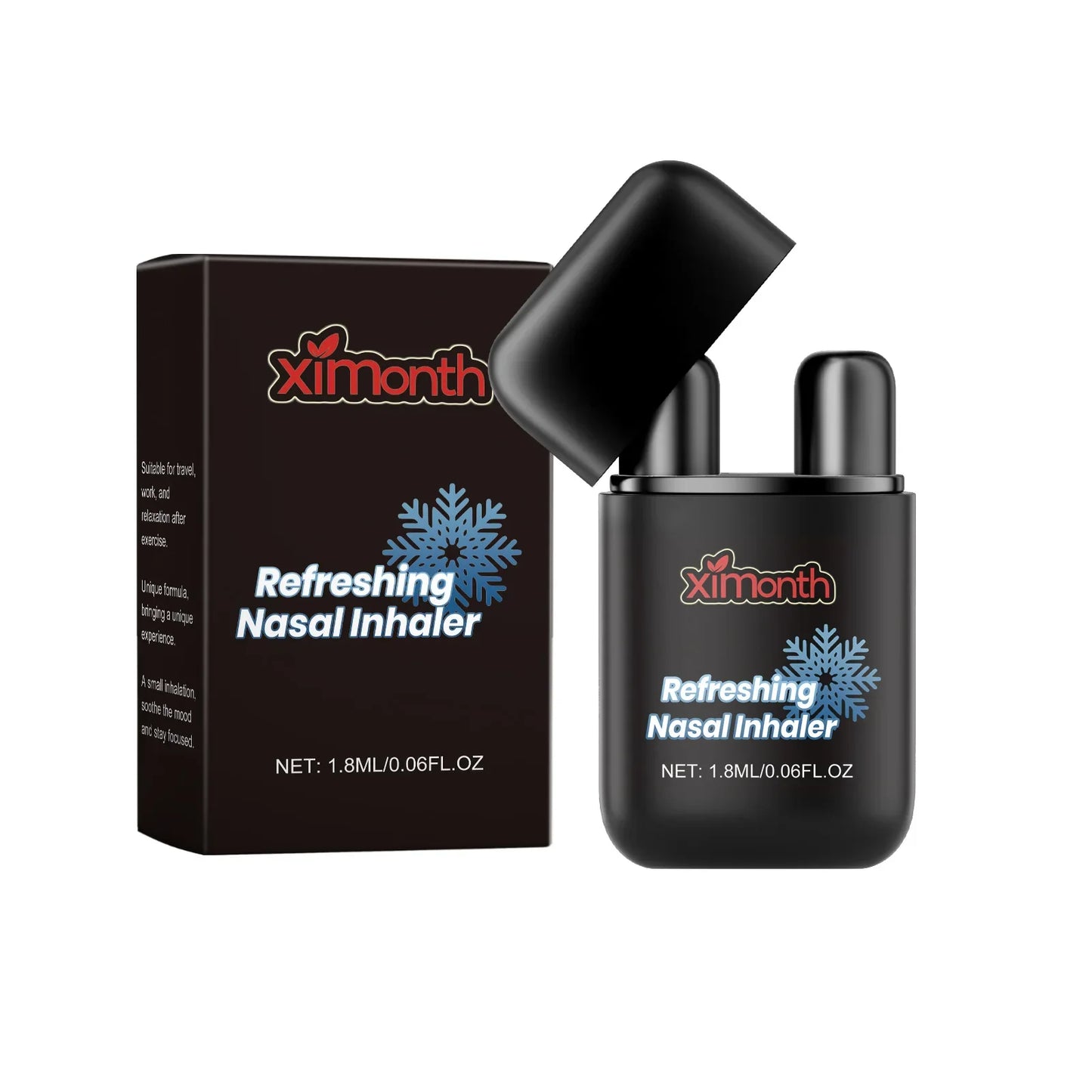 Herbal Nasal Inhaler Stick – Cooling Aromatherapy Wake-Up Tube