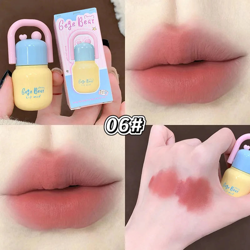 Matte Velvet Mousse Lip Gloss | 6 Colors | K-Beauty Lipstick