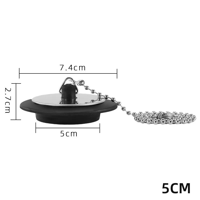 Universal Rubber Sink Plug & Bathtub Drain Stopper | Kitchen & Bath