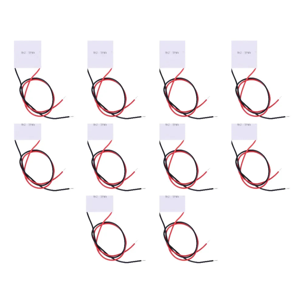 1-10PCS TEC1-12706 Thermoelectric Cooler Peltier Elemente Module 65W 12V 5.8A Plate Module for Cooling for Power Generation Peaceful Pleasures Health and Wellness 10PCS