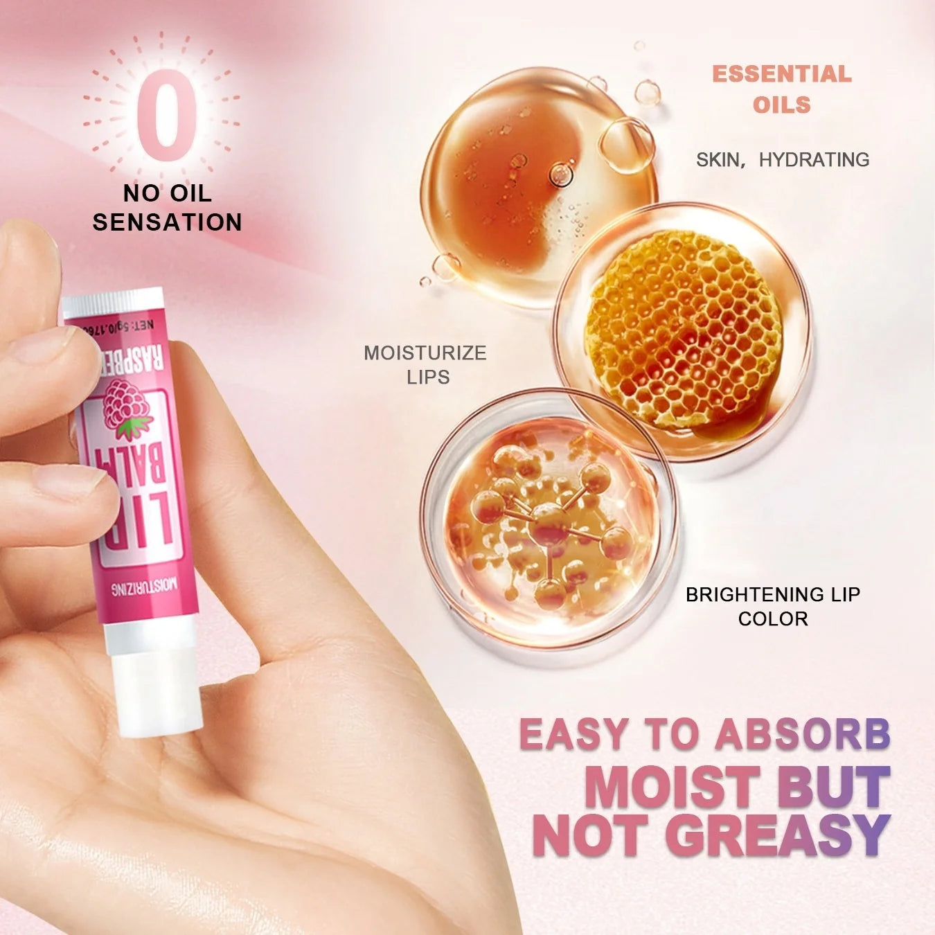 60PCS Moisturizing Lip Balm set 5g Deep Moisturizing and brightening Lip Color Gift for holiday parties Peaceful Pleasures Health and Wellness
