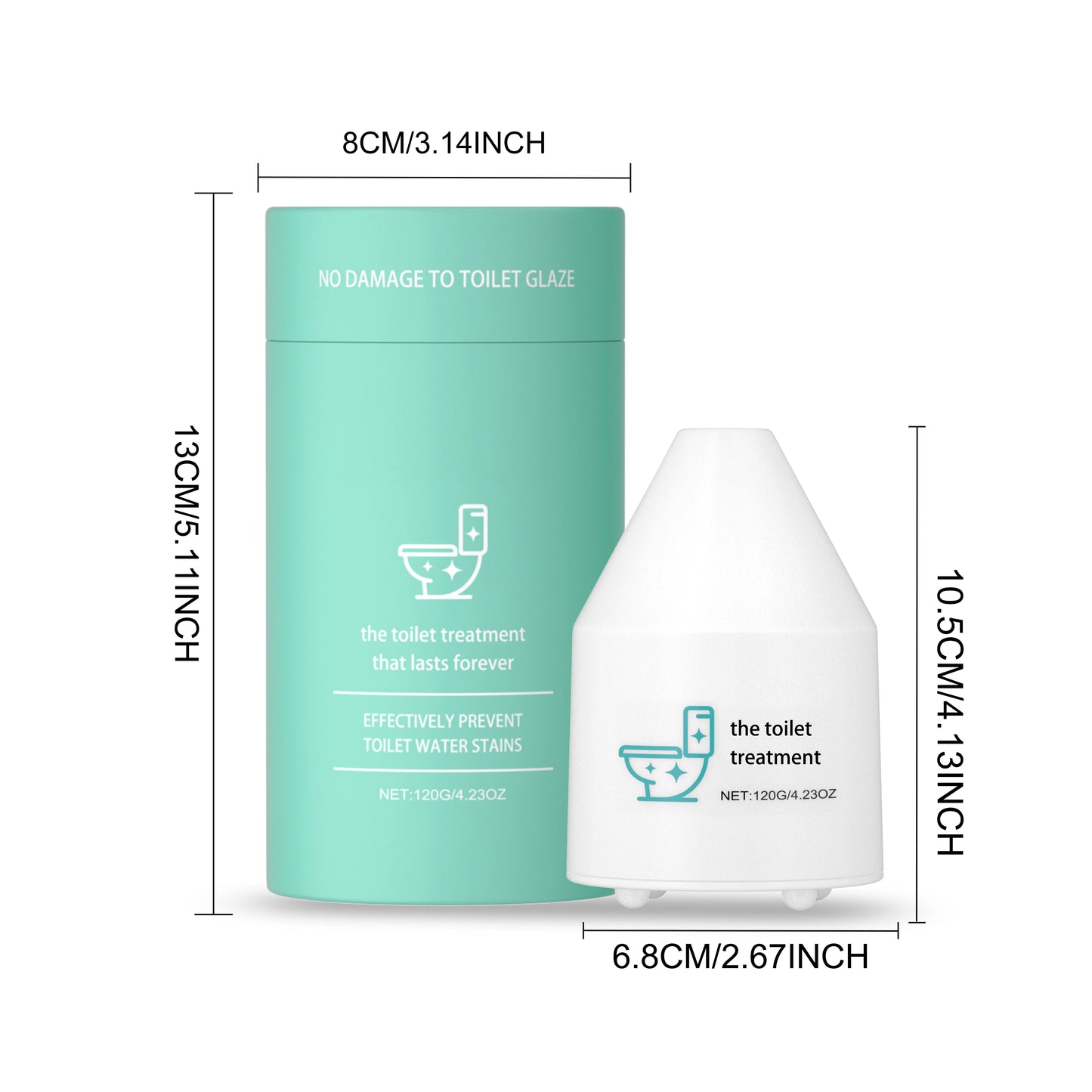 Toilet Cleaning Foam – Descaling, Decontamination & Odor Removal