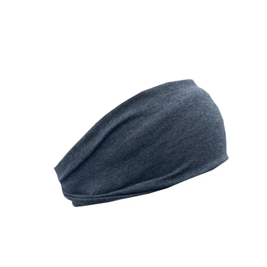 Organic Cotton Sports Headband – Sweat Band for Yoga & Running Sports Headband Peaceful Pleasures Health and Wellness gray