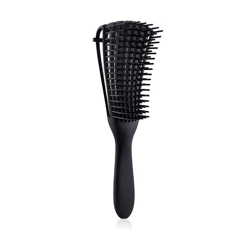 Octopus Wide Tooth Detangling Shampoo Comb | TPEE Hair Comb Hair Detangling Comb Peaceful Pleasures Health and Wellness black