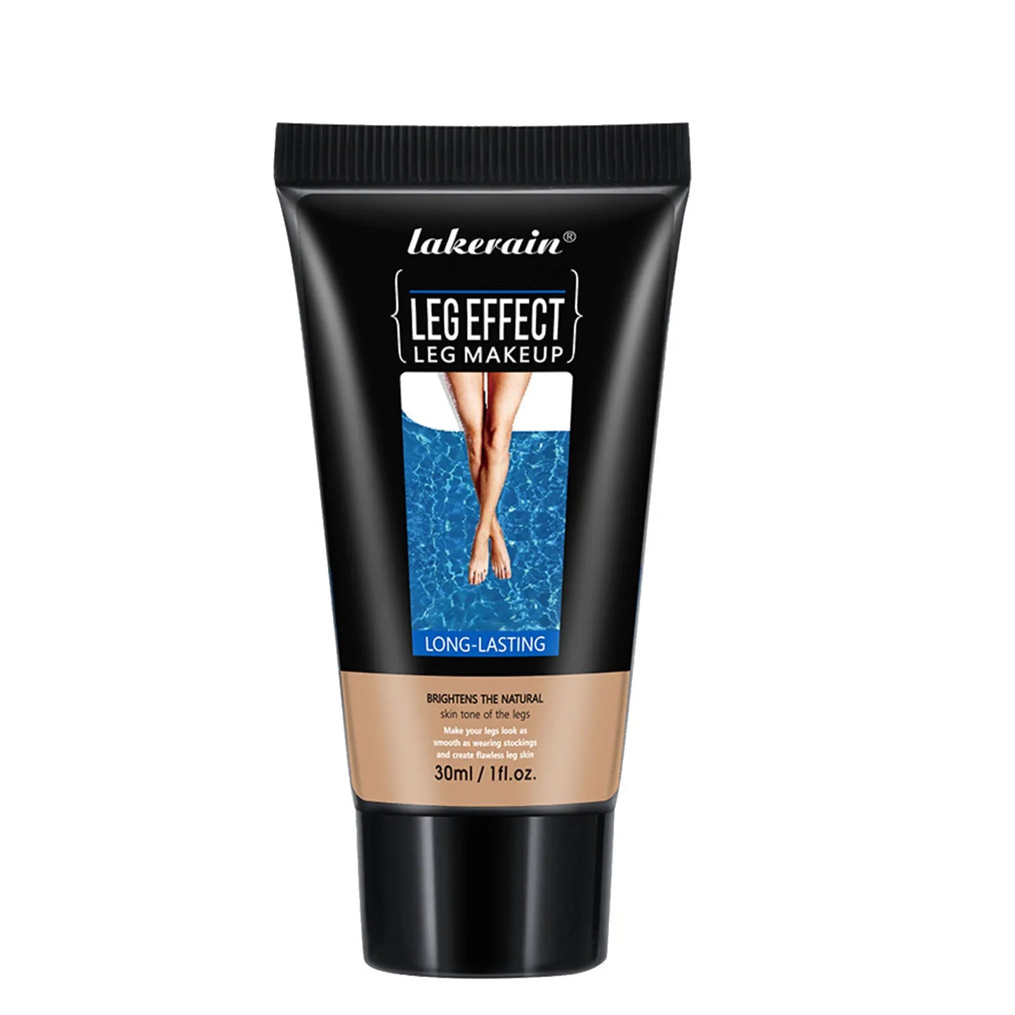 100ml Tan Leg Makeup Body Foundation Lotion Even Skin Tone Waterproof Long Lasting Body Tanning Cream Medium Bronze Leg Makeup Peaceful Pleasures Health and Wellness 30ml color2 sample